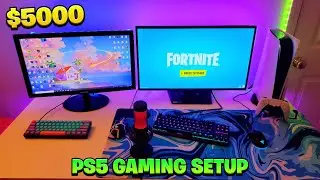 My *UPDATED* 2022 PS5 Console Gaming Setup! ($5,000)