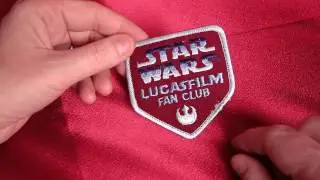Vintage STAR WARS Lucasfilm Fan Club Fan Club patch. HD review