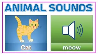 Animal Sounds for kids | Learn Animal name and sound for children