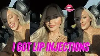 I got lip injections | day in my life & getting the new iphone 13 pro max!!