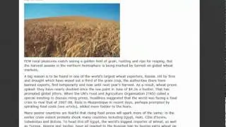 Markets in Action: The Wheat Market