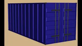 Blender Supply Chain Animation: Container