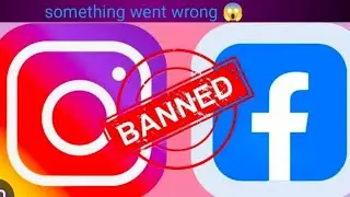 Facebook login problem|Instagram something went wrong| 5 March Facebook 😱