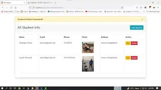 PHP OOP CRUD TUTORIAL- Delete Data by Web Master