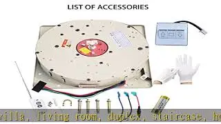 Anbaochi Chandelier Hoist Lifter System, DDJ100 5M Remote Control+Wall Switch Electric Motor Winch