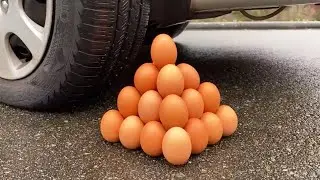 Experiment Car Vs Eggs & Water Balloons & Foods! Crushing Crunchy & Soft Things by Car ! Experiment
