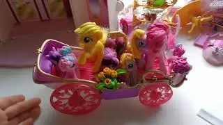 Замок Принцессы Много Игрушек Куклы Игрушки Играем с Пони МЛП