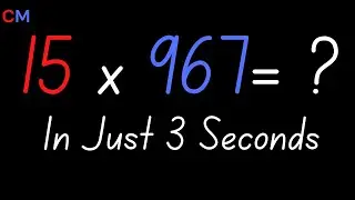 Multiplying any number by 15 (FAST) | Math Trick