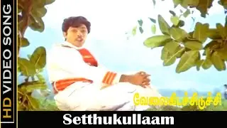 Setthukulla Song | Velall Kidaichudhuchu Movie | Sathyaraj,Gouthami | Old Songs | SPB Hits | HD