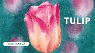 Watercolor Painting - TULIP