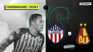 JUNIOR VS. TOLIMA EN VIVO 🔴 | #LigaBetPlay, Cuadrangulares, Fecha 5