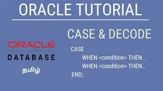 Oracle - Case & Decode | Tamil | iCoding
