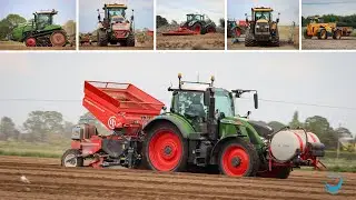 Large Scale Potato Planting - Seven Machines In One Field!