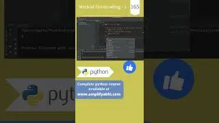 Python : Method Overloading | Part 3 | py srt 165