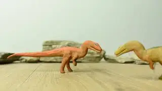 1000 subscriber special (Bahariasaurus vs Torvosaurus) | Clay dinosaur fight