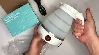 Видео обзор  Электрочайник складной Travel Folding 600ml