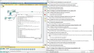 CCNA Security v2 – Lab - 3.6.1.2  - Configure AAA Authentication on Cisco Routers