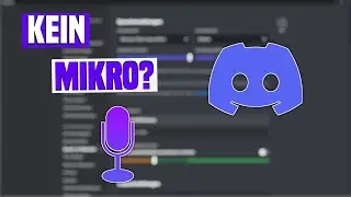 Discord MIKROFON geht nicht (LÖSUNG) | Discord Mikrofon einstellen Tutorial