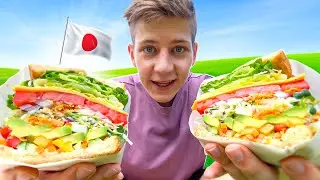 Manger des Sandwichs JAPONAIS pendant 24h 🥪