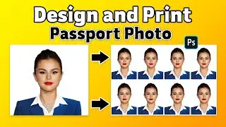 How to Design and Print a Perfect 4x6 Passport Photo in Photoshop – Quick & Easy Tutorial
