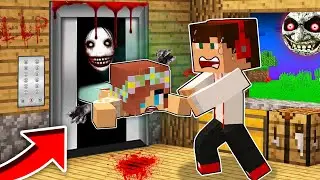 STRASZNA WINDA 😱 W KTÓREJ MIESZKA POTWÓR W MINECRAFT?! GPLAY & LUMI