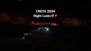 CRETA FACELIFT 2024 Night Looks❤️‍🔥 #ytshorts #creta2024 #yt #viral #youtube #hyundai #ytshorts
