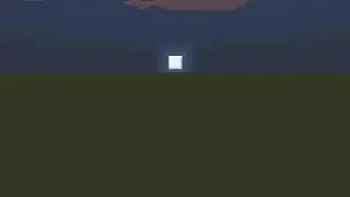 Minecraft Night Time Sky In A Green Screen!