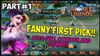 Gamplay fanny terbaru!!! Di katain darat auto surender musuhnya!!