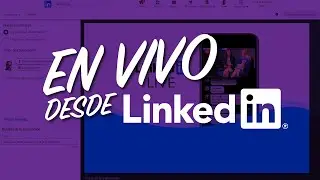 Como hacer y transmitir en VIVO (live) con Linkedin y OBS | Modo creador