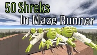 Garry's Mod Maze Runner - 50 Shreks