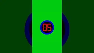 Countdown Timer green screen| Countdown Timer 10 seconds
