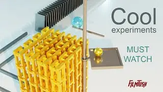 Cool experiments | Must watch this Blender Rigid Body fun