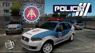 GTA IV - PMBA : Fiat Palio em patrulhamento