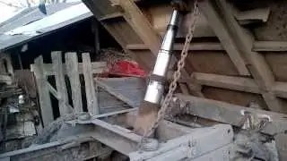 Самосвал ГАЗ СаЗ 3507 подъем кузова