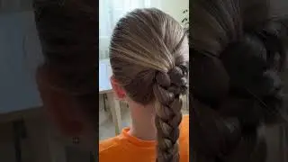Когда ты - мама двух пацанов и умеешь только так 🤣 криво, косо)) #русскаякоса #длинныеволосы