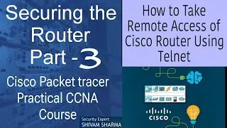 How to configure Telnet on Cisco Router | Router & Switch - Telnet Configuration | Telnet on Router