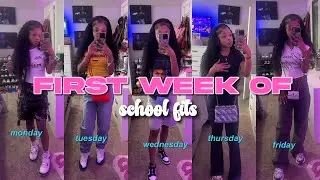 A WEEK OF MY SCHOOL OUTFITS 001: FIRST WEEK OF SCHOOL EDITION! ft. Rose Forever 