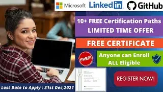 Microsoft, LinkedIn & GitHub Free Courses| Linkedin 10 Free Learning Paths| Learn In Demand Skills