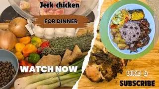 How to make original authentic Jamaican Jerk chicken  #cooking #dinner