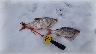 Рыбалка со льда,  два дня - две погоды.