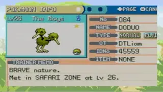 Live Shiny Doduo after ONLY 261 encounters in the Leaf Green Safari Zone!  #safariweek