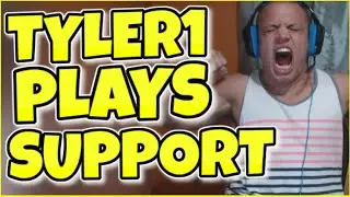 Tyler1 plays his FIRST GAME as Support .... (SUPPORT TO CHALLENGER)