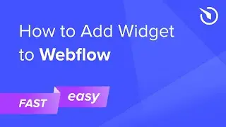 How to Add Widget to Webflow (free & easy)