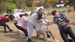 Xinkai outdoor activity vlog - tug of war
