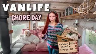 Day in the Life Living Full-time in my CottageCore Bus 🌸