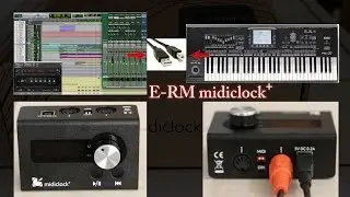 E-RM midiclock overview-External Midi Clock for syncing Midi devices
