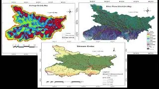 How to create Stream Order, Stream Density, and Flow Direction Maps using DEM in ArcGIS