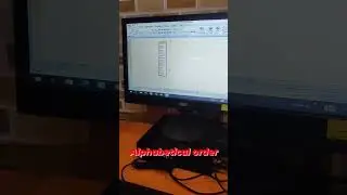 Arrenge text Alphabetical order #shorts #short #reels #reel #tips #trick #trending #viral #tranding