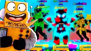 Я ПОЛУЧИЛ INFINITY БРЕЙНРОТОВ МАКСИМАЛЬНОГО УРОВНЯ😱 100 ДИВАЙН ЛАКИ ROBLOX Escape Tsunami Brainrots