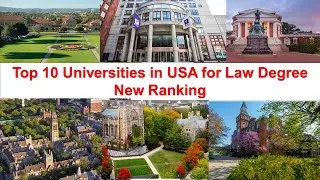 Top 10 UNIVERSITIES IN USA FOR LAW New Ranking | T14 Law Schools